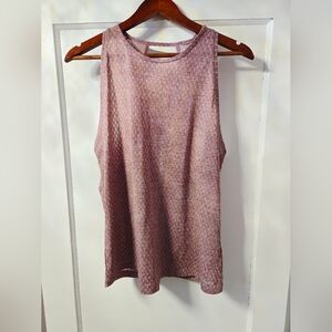 Patagonia Athletic Women's Sleeveless Tank Top in Mauve Pink Sz L